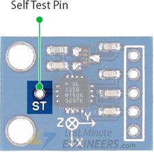 ADXL335 Module SelfTest Pin