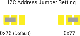 BME280 I2C Address Selection Jumper Setting