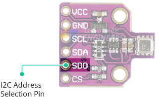 bme680 module i2c address selection pin