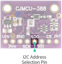 bmp388 module i2c address selection pin