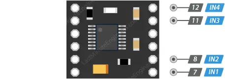 drv8833 input control pins