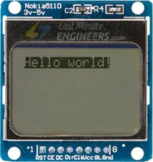 Displaying Inverted Text On Nokia 5110 Display Module