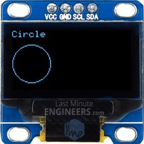 Drawing Circle On OLED Dsiplay Module