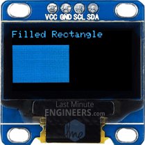 Drawing Filled Rectangle On OLED Dsiplay Module