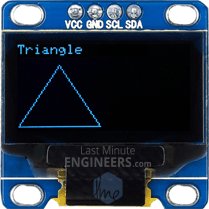 Drawing Triangle On OLED Dsiplay Module