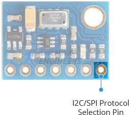 ms5611 module i2c spi protocol selection pin