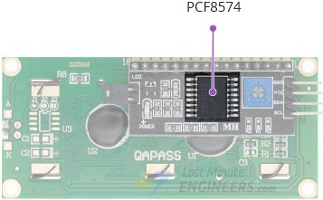 pcf8574 chip on i2c lcd