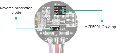pulse sensor back side hardware overview