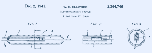 reed switch patent diagram