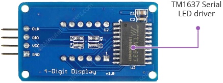 tm1637 hardware overview chip