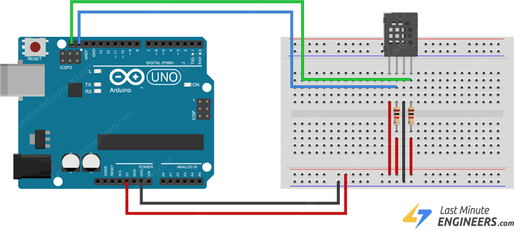 wiring am2320 sensor with arduino