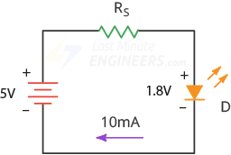 led circuit basic example