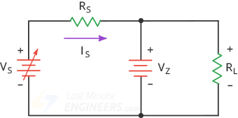 zener diode series current
