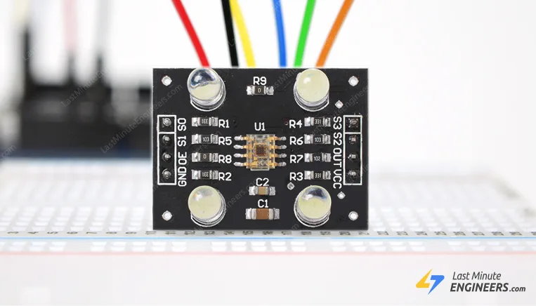 Arduino-Tutorial-For-Interfacing-TCS230-TCS3200-Color-Sensor