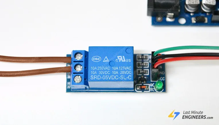 tutorial for controlling ac devices with one channel relay module and arduino