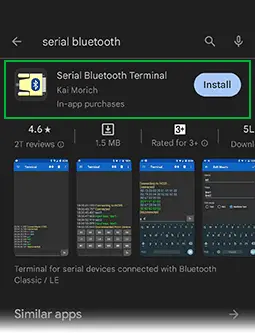 serial bluetooth terminal app